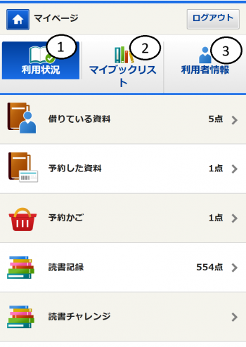 マイぺージの使い方