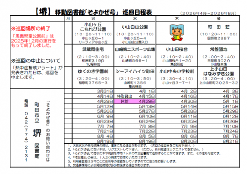 堺1（4月から8月）